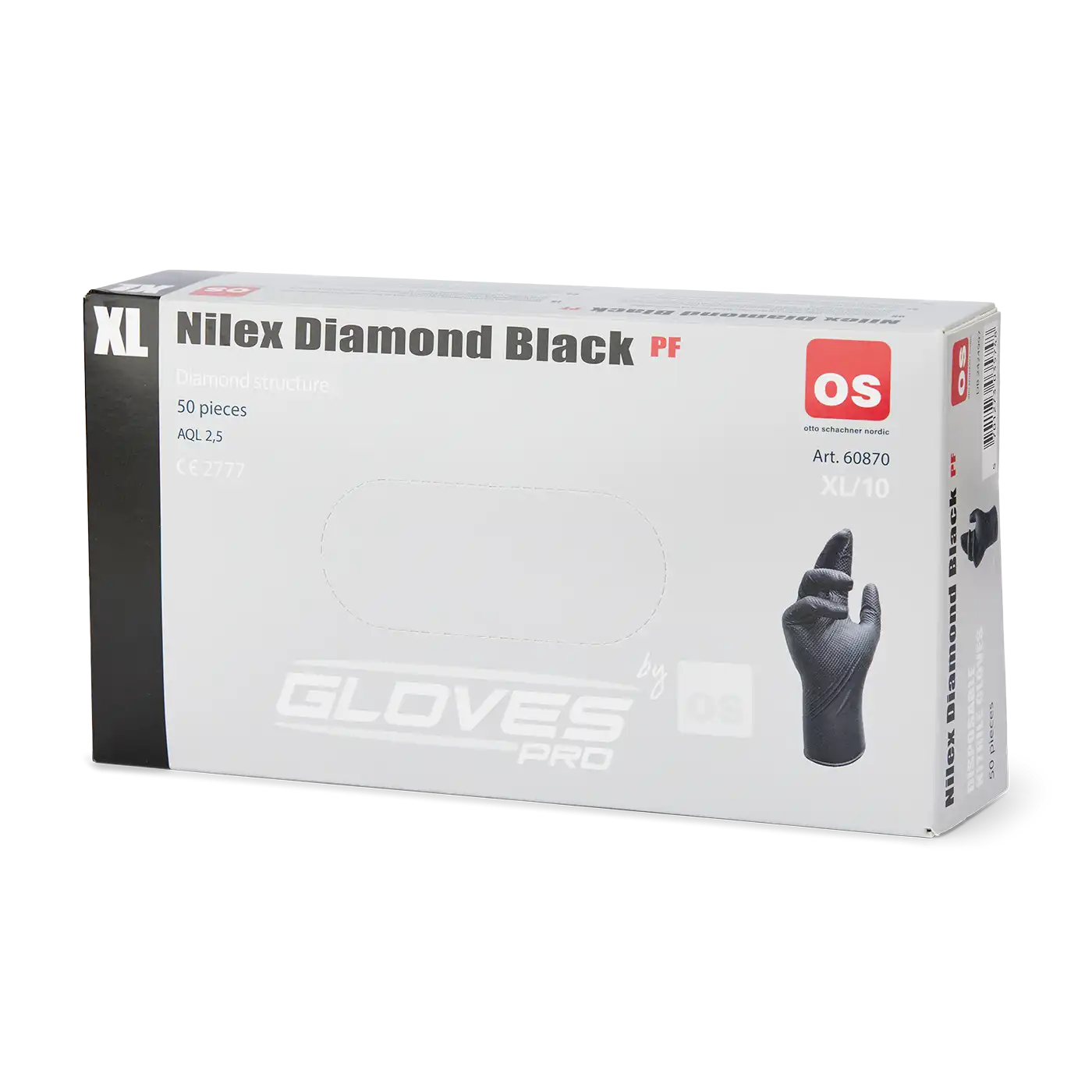 os Nitrile handske diamond svar 9 os nilex, puderfri