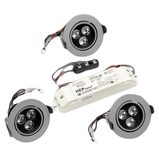 thorn Uppoasennusvalaisin d-co led led dl 3/3x1,2w 3k 35d