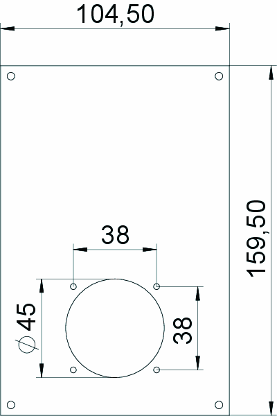 obo bettermann Täckbricka egs vh-p12, 1-os ip44, kelt, pvc