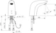 oras Washbasin mixer oras 6120fz-102 electra eco, 9/12 v