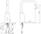 oras Washbasin mixer oras 6331fz electra, 6 v, bluetooth