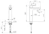 oras High washbasin faucet 1006f safira high