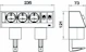 obo bettermann Pistorasiapaneeli obo db-1b3 d3s2k,3-os.pist.,2xrj45