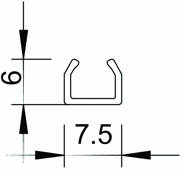 obo bettermann Minikanal wdk m 7, 7x7,5 ral9010