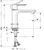 hansgrohe Basin mixer hansgrohe 72541670 rebris s 110 black