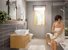 hansgrohe Basin mixer hansgrohe 72545000 rebris e 240 chrome