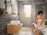 hansgrohe Basin mixer hansgrohe 72568000 rebris e wall chrome