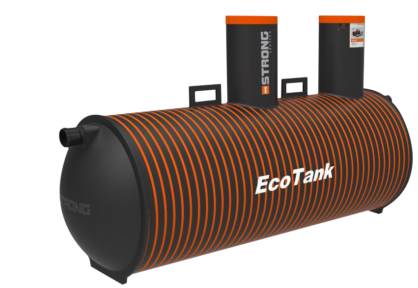 SEPTIC TANK ECOTANK 2000L 1000x2800mm PE