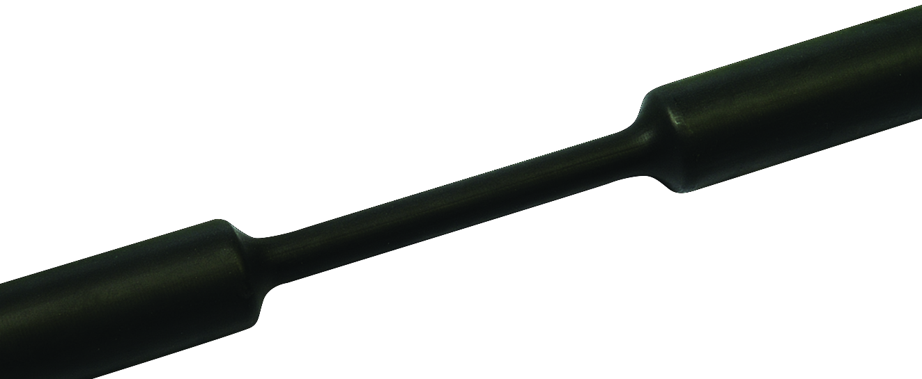 hellermanntyton Heatshrink tubing 3:1 tredux 12/4 black 1m