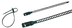 Strips Softfix sort 260x7mm