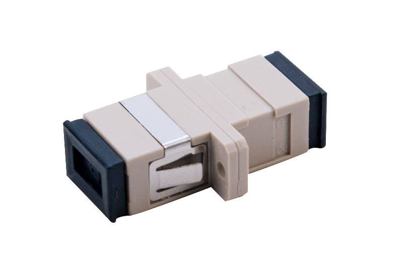 ADAPTER MM OM1/OM2 SC ENKELT Beige PhBr Klips/Skrue