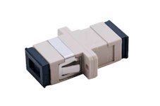 ADAPTER MM OM1/OM2 SC ENKELT Beige PhBr Klips/Skrue