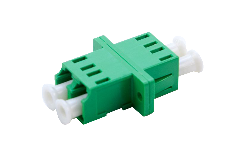ADAPTER SM LC/APC DOBBELT Grønn ZrO2 Klips/Skrue SCS