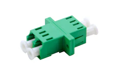 ADAPTER SM LC/APC DOBBELT Grønn ZrO2 Klips/Skrue SCS