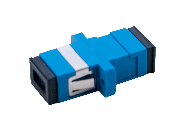 ADAPTER SM SC/UPC ENKELT Blå ZrO2 Klips/Skrue