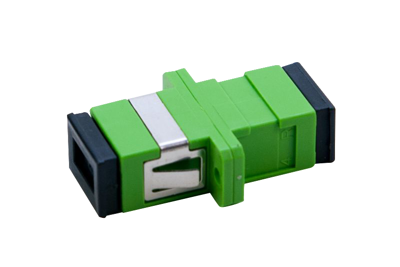 ADAPTER SM SC/APC ENKELT Grønn ZrO2 Klips/Skrue