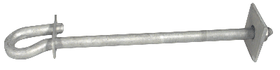 ØYEBOLT M/LÅSESKIVE Ø 16X250 VARMFORSINKET