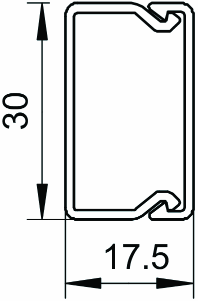 obo bettermann Matarkanal wdk15030, 15x 30 ral9010