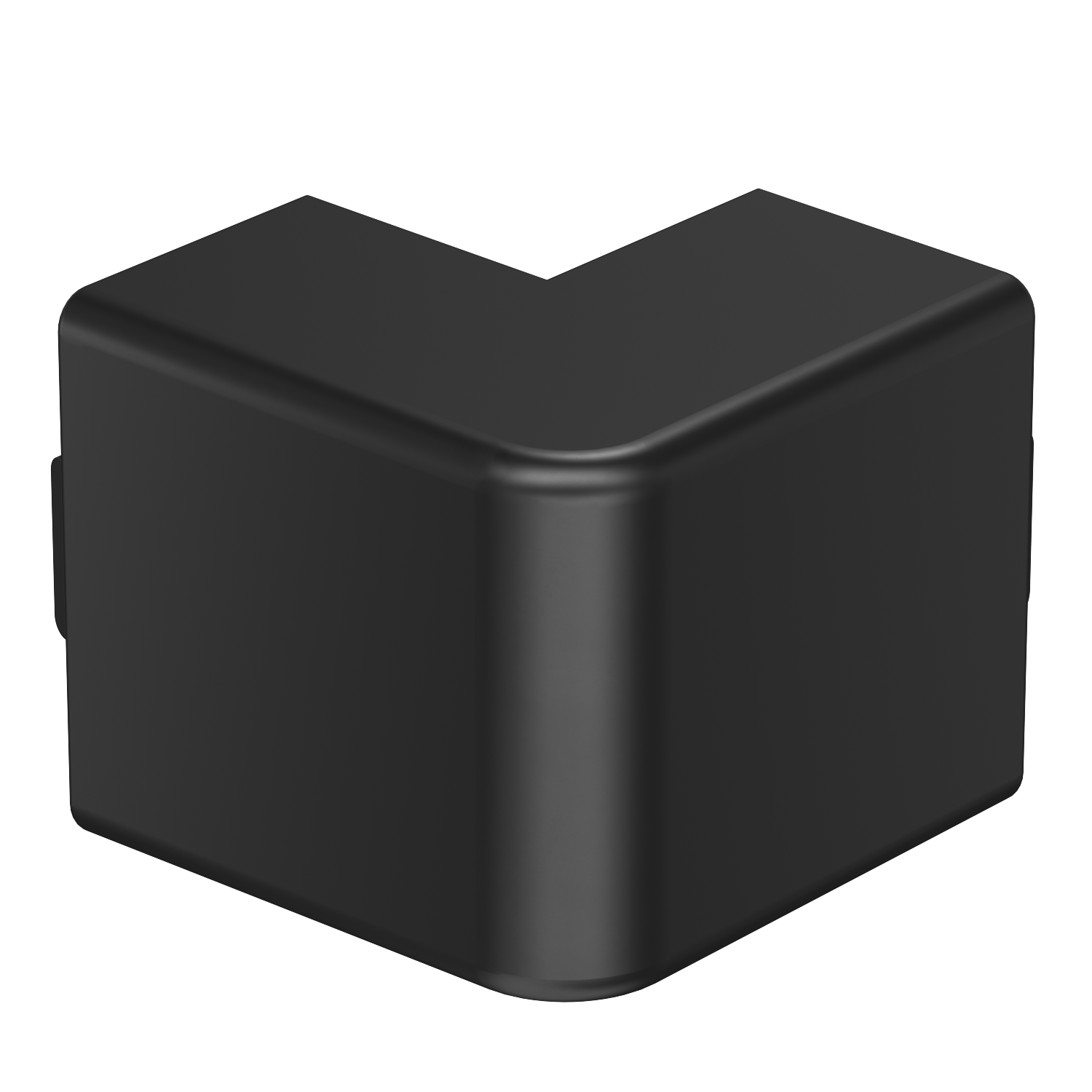 obo bettermann Cover for outer corner obo wdk ha25040sw, pvc, black