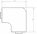 obo bettermann Liggandevinkel hf 15030, 15x 30 ral9010