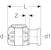 geberit Adapter flowfit 50x42 ss