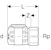 geberit Rak övergång flowfit inv gäng 16x3/4 rm