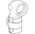 geberit Elbow ft flowfit 20x1/2 bronze