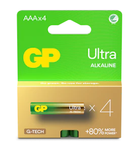 gpbm nordic Gp batteri ultra alkaline aaa/lr03 4-pakk