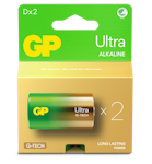 GP Batteri Ultra Alkaline D/LR20 2-pakk