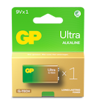 GP Batteri Ultra Alkaline 9V/6LF22 1-pakk