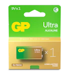 GP Batteri Ultra Alkaline 9V/6LF22 1-pakk