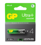 GP Batteri Ultra Plus Alkaline AA/LR6 4-p