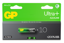 GP Batteri Ultra Plus Alkaline AA/LR6 10-p
