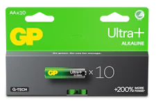 GP Batteri Ultra Plus Alkaline AA/LR6 10-p