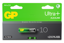 GP Batteri Ultra Plus Alkaline AA/LR6 10-p