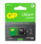 GP Batteri Ultra Plus Alkaline 9V/6LF22 1P