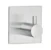 onnline Sticker hook onnline 45x45x28mm 1-hook brushed