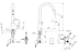 oras Kitchen mixer oras 3031f-33 inspera black dwv 3 v