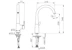 oras Kitchen mixer oras 3030f-81 inspera bronze