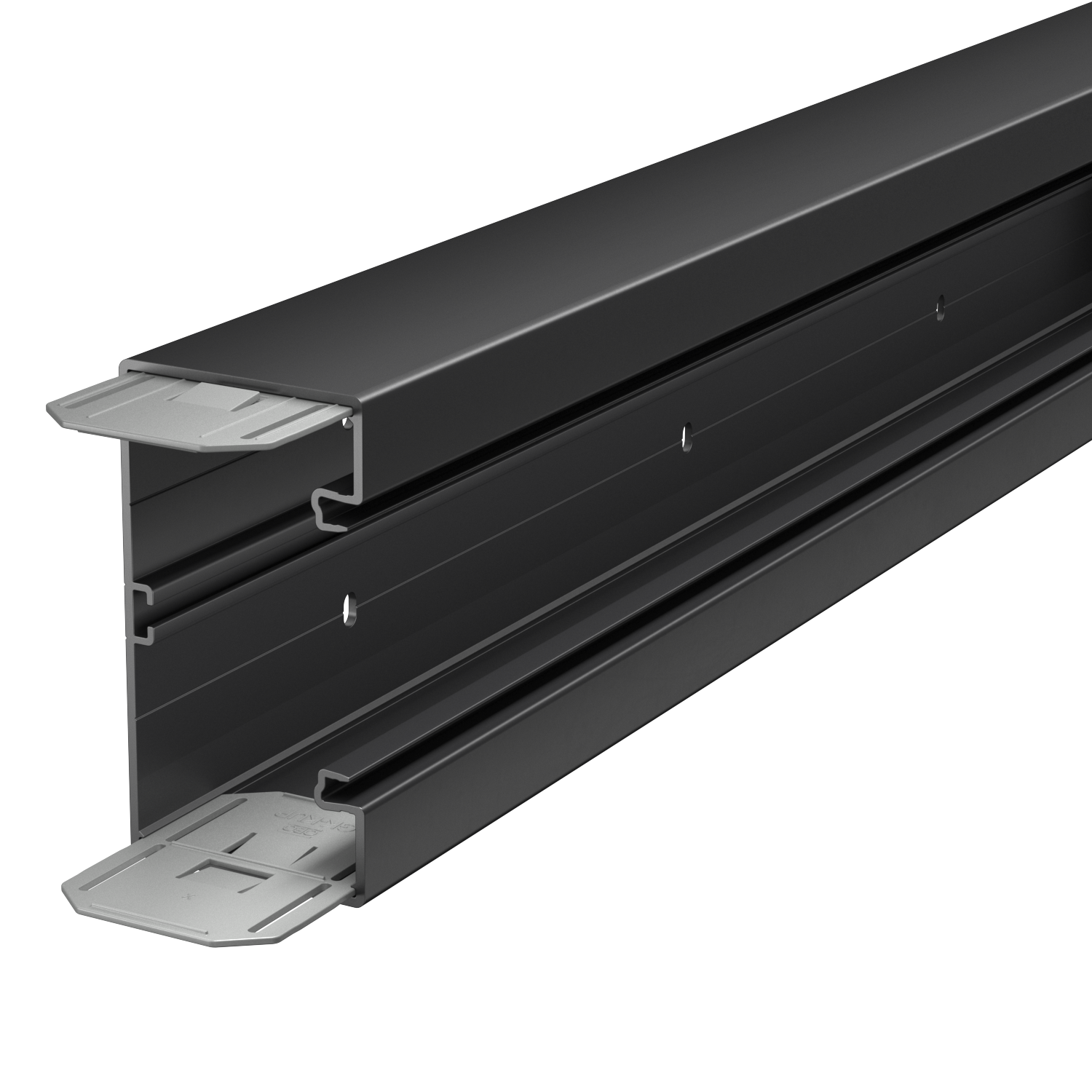 Installasjonskanal svart GK-70x130 SW