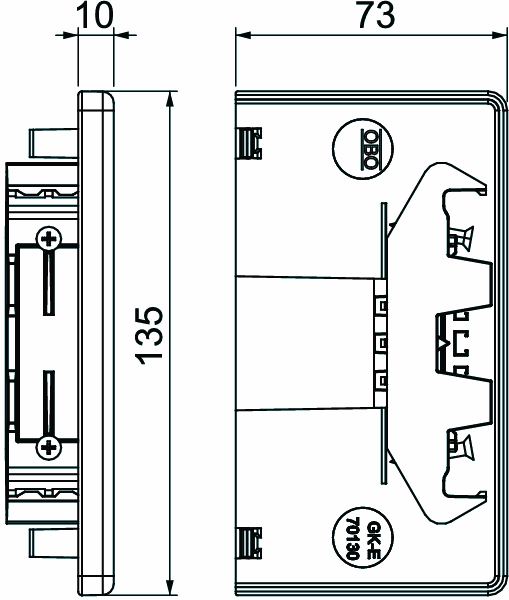 obo bettermann End piece gk-e70130