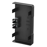 Endestykke kanal GK 70130 Svart