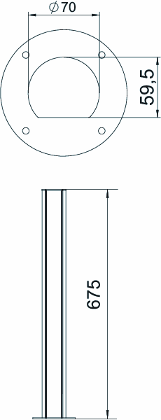 obo bettermann Energy pole issrhsm45 alum.