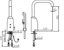 oras Washbasin mixer oras 6337f electra 12v bide sp170mm
