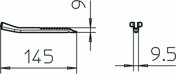 obo bettermann Ceiling clamp tpb r fs