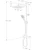gustavsberg Overhead shower gustavsberg square w/ estetic therm.mixer