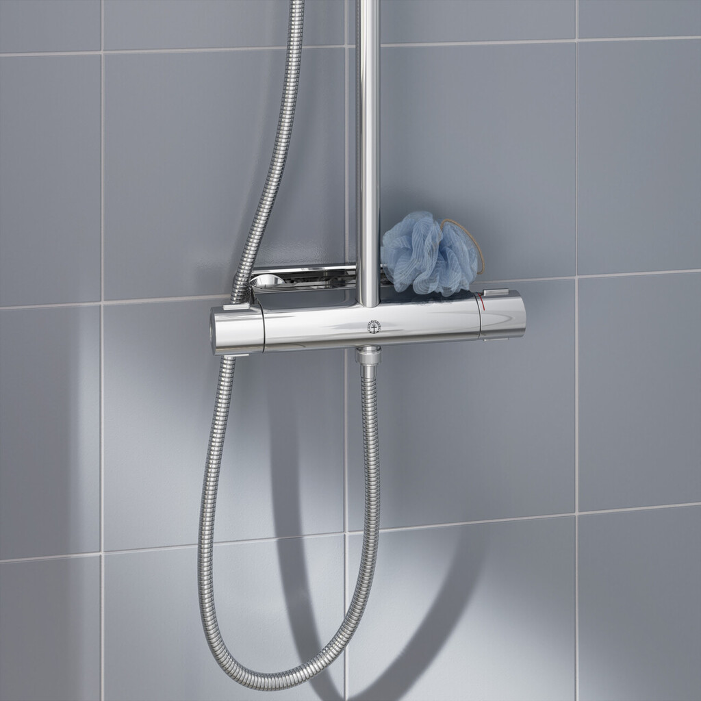 gustavsberg Bath and shower mixer gbg nautic therm spout chrome