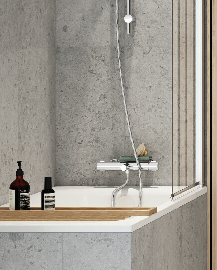 gustavsberg Bath and shower mixer gbg nautic therm spout chrome