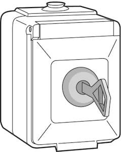 schneider electric Pistorasia artic 1-os lukko ip44 va