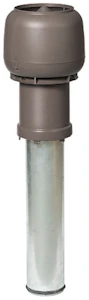 vilpe Frånluftsrör vilpe 125/400 isolerad brun kon.